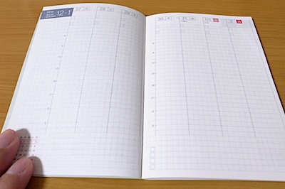 ほぼ日の週間手帳 2011 バーチカルの写真