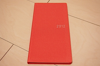 ほぼ日手帳 WEEKS 2012 の写真