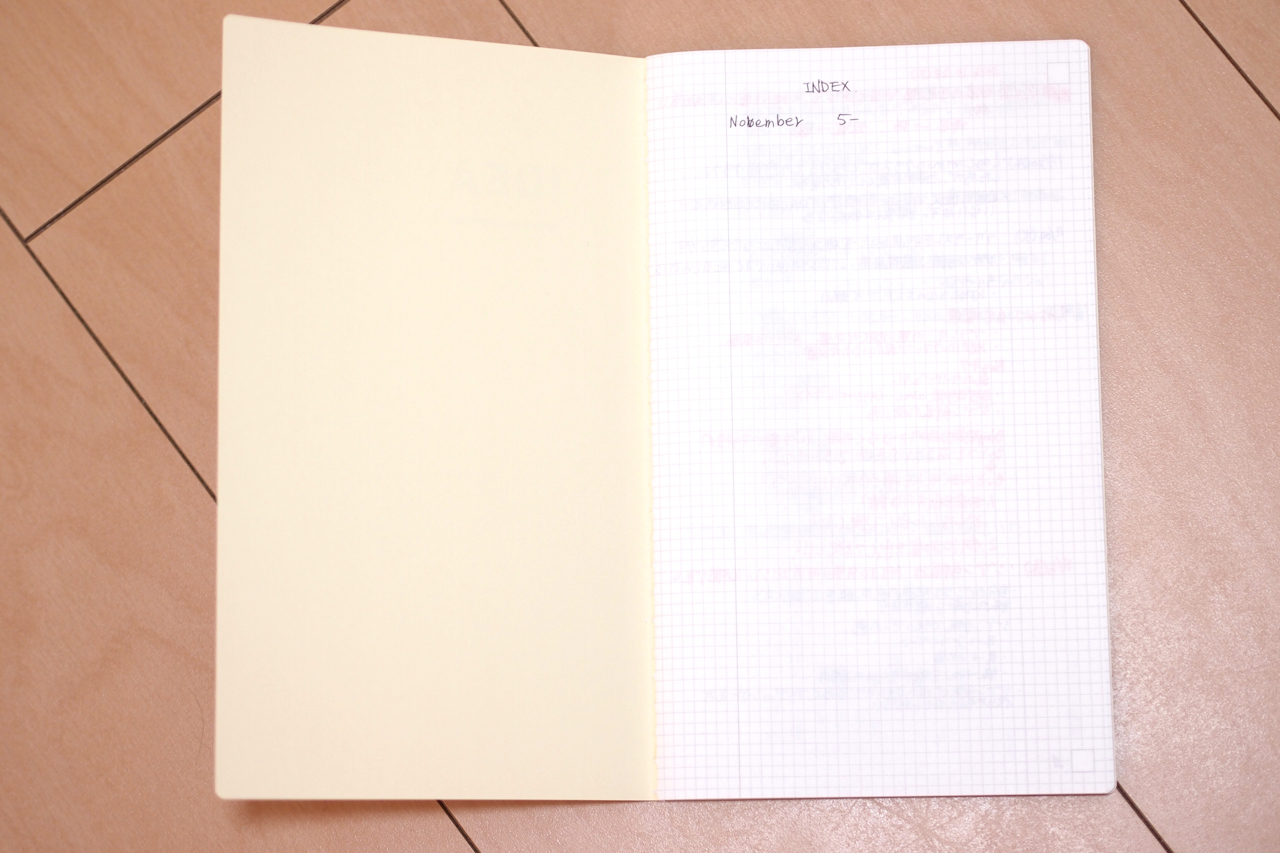 ジブン手帳のIDEAノートでBullet Journalを試す写真